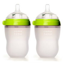 8-Ounce Baby Bottles in Green