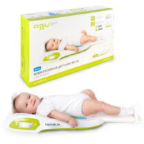 Электронные детские весы Agu с ростомером